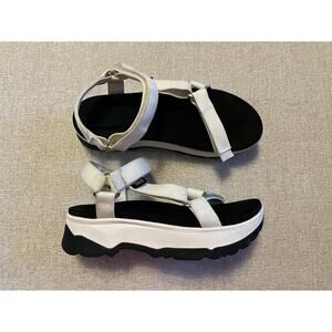 Teva Jadito Universal White Strappy Sandal Chunky Platform Sole Women's size 9
